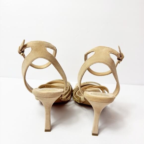 VINCE CAMUTO BREVERN HEELED WOMEN BISCUIT SANDALS SIZE 8.5/39 NEW NO BOX - Picture 4 of 7